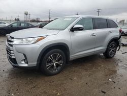 Salvage cars for sale from Copart Chicago Heights, IL: 2018 Toyota Highlander LE