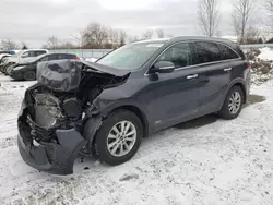 Salvage cars for sale at London, ON auction: 2019 KIA Sorento L