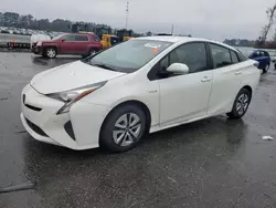 Salvage cars for sale at Dunn, NC auction: 2017 Toyota Prius