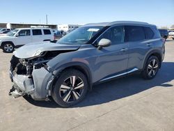 Nissan Rogue sl salvage cars for sale: 2021 Nissan Rogue SL