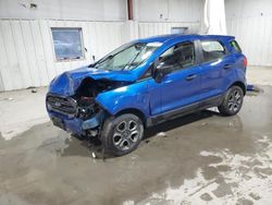 Salvage cars for sale from Copart Albany, NY: 2019 Ford Ecosport S