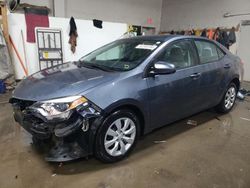 Salvage cars for sale at Elgin, IL auction: 2015 Toyota Corolla L