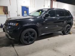 Salvage cars for sale from Copart Blaine, MN: 2016 Jeep Grand Cherokee Overland