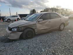 Salvage cars for sale at Mebane, NC auction: 2002 Toyota Camry LE