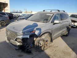 Salvage cars for sale at Kansas City, KS auction: 2020 Hyundai Santa FE Limited