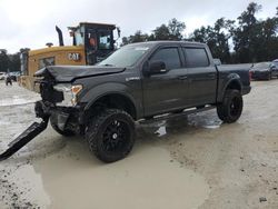 Salvage cars for sale from Copart Ocala, FL: 2018 Ford F150 Supercrew