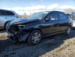 Salvage cars for sale at East Granby, CT auction: 2010 Hyundai Elantra Blue