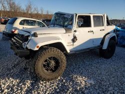 Salvage cars for sale at Cahokia Heights, IL auction: 2018 Jeep Wrangler Unlimited Sahara