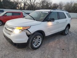 Salvage cars for sale at Oklahoma City, OK auction: 2015 Ford Explorer XLT