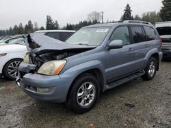 Salvage cars for sale at Graham, WA auction: 2005 Lexus GX 470