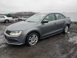 Salvage cars for sale at Assonet, MA auction: 2017 Volkswagen Jetta S