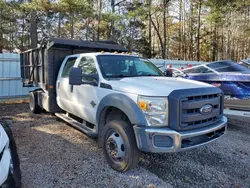 Salvage cars for sale from Copart Knightdale, NC: 2012 Ford F550 Super Duty