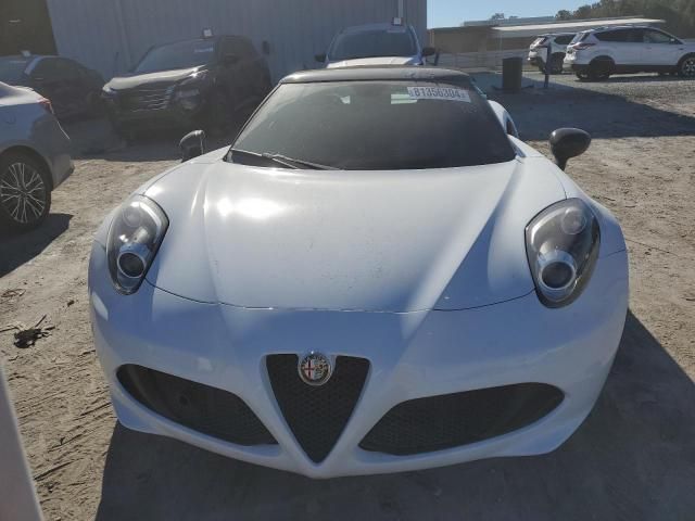 2016 Alfa Romeo 4C Spider