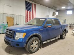 Vehiculos salvage en venta de Copart Des Moines, IA: 2010 Ford F150 Supercrew