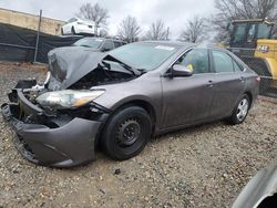 Toyota Camry salvage cars for sale: 2015 Toyota Camry LE