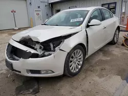 Salvage cars for sale at Pekin, IL auction: 2012 Buick Regal Premium