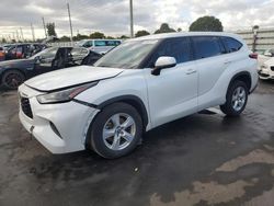 Toyota salvage cars for sale: 2022 Toyota Highlander L