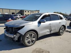 Salvage cars for sale at Wilmer, TX auction: 2017 Acura MDX Technology