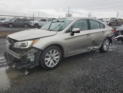 Salvage cars for sale from Copart Eugene, OR: 2017 Subaru Legacy 2.5I Premium