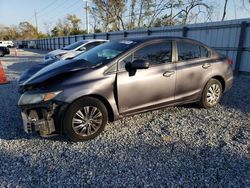 Vehiculos salvage en venta de Copart Riverview, FL: 2015 Honda Civic LX