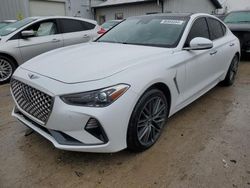 Salvage cars for sale at Pekin, IL auction: 2019 Genesis G70 Elite