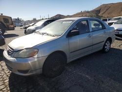 Salvage cars for sale from Copart Colton, CA: 2004 Toyota Corolla CE