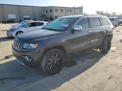 Salvage cars for sale at Wilmer, TX auction: 2015 Jeep Grand Cherokee Limited