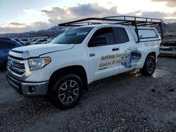 Salvage cars for sale at Magna, UT auction: 2017 Toyota Tundra Double Cab SR