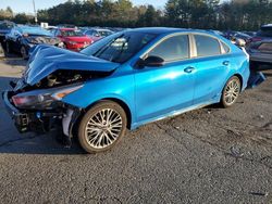 Salvage cars for sale at Exeter, RI auction: 2022 KIA Forte GT Line