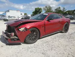 Ford Mustang GT salvage cars for sale: 2016 Ford Mustang GT