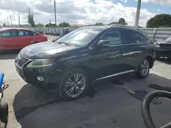 Salvage cars for sale at Miami, FL auction: 2013 Lexus RX 350