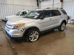 Salvage cars for sale at Franklin, WI auction: 2015 Ford Explorer XLT