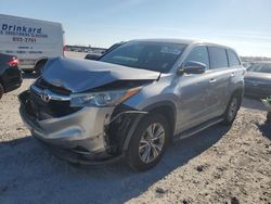 Toyota Highlander Vehiculos salvage en venta: 2016 Toyota Highlander LE