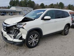 Salvage cars for sale at Mendon, MA auction: 2018 Honda Pilot EXL