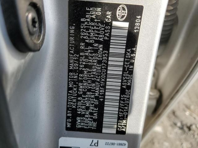 2012 Toyota Camry Base