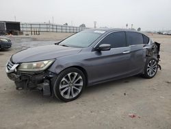 Salvage cars for sale from Copart Fresno, CA: 2014 Honda Accord Sport