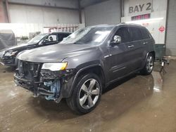 Salvage cars for sale at Elgin, IL auction: 2015 Jeep Grand Cherokee Overland