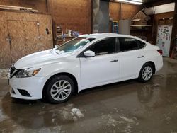 Salvage cars for sale at Ebensburg, PA auction: 2018 Nissan Sentra S