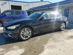 Vehiculos salvage en venta de Copart Savannah, GA: 2018 Infiniti Q50 Luxe