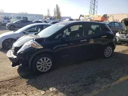 Salvage cars for sale from Copart Hayward, CA: 2016 Nissan Leaf S