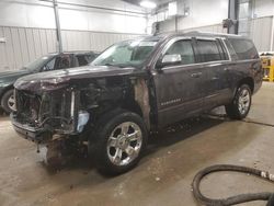 Salvage cars for sale from Copart Casper, WY: 2015 Chevrolet Suburban K1500 LTZ