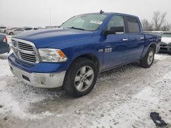 Salvage trucks for sale at Wayland, MI auction: 2017 Dodge RAM 1500 SLT