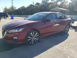 Salvage cars for sale at Savannah, GA auction: 2021 Nissan Altima SR