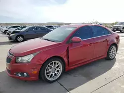 Salvage cars for sale at Grand Prairie, TX auction: 2013 Chevrolet Cruze LT