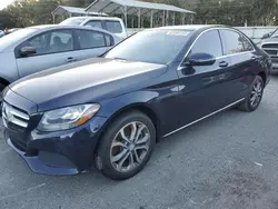 2017 Mercedes-Benz C 300 4matic en venta en Savannah, GA