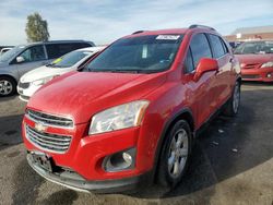 Chevrolet salvage cars for sale: 2016 Chevrolet Trax LTZ