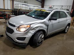 Carros salvage a la venta en subasta: 2017 Chevrolet Equinox LS