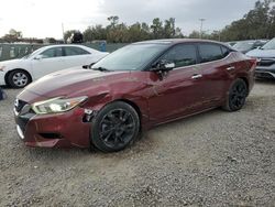 Nissan salvage cars for sale: 2017 Nissan Maxima 3.5S