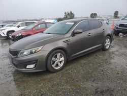 Salvage cars for sale at Antelope, CA auction: 2014 KIA Optima LX