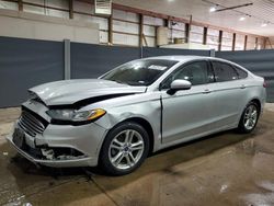 Salvage cars for sale at Columbia Station, OH auction: 2018 Ford Fusion SE